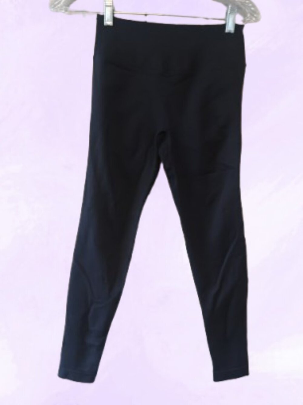 Workout booty leggings basic exercise athlethic wear activewear in black size XS